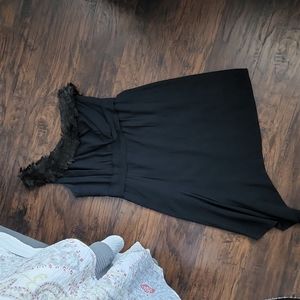 Black Halo One shoulder Cocktail Dress